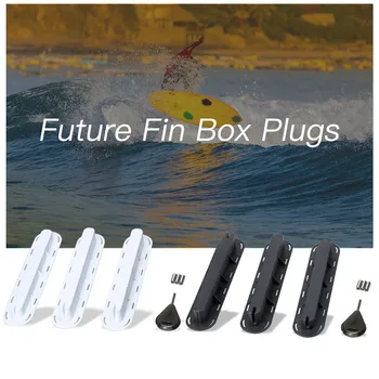3 упаковки Tri Fins Box Заглушки Основание для плавников SUP Винт Ласты для серфинга Заглушки Комплект с ключом для плавников Винты для плавников Аксессуары для доски для серфинга