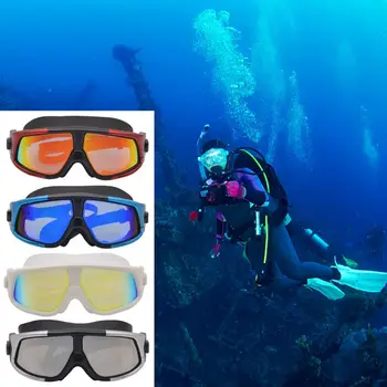 Плавательные очки, удобные силиконовые очки для плавания в большой оправе, Противотуманная УФ-маска для взрослых, водонепроницаемая, высококачественная и совершенно новая