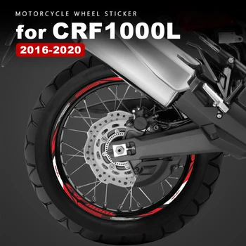 Наклейка на Колесо Мотоцикла Водонепроницаемый Обод В Полоску CRF1000L Africa Twin 2017 Аксессуары для Honda CRF 1000L Adventure Sports 16-20