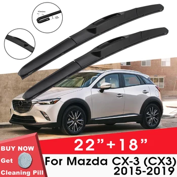 Щетка Стеклоочистителя Автомобиля Переднее Стекло Резиновый Сменный Стеклоочиститель Для Mazda CX-3 (CX3) 2015-2019 LHDRHD 22 