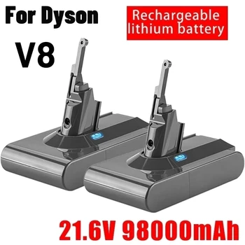 Для Dyson V8 21,6 В 98000 мАч Сменная Батарея для Dyson V8 Абсолютный Пылесос Без Шнура Ручной Пылесос Dyson V8 Battery