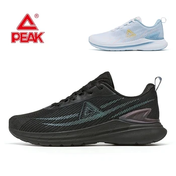 Мужская и женская обувь PEAK, легкие кроссовки для бега, новинка 2023 года, сетчатые Дышащие кроссовки для бега на мягкой подошве, пара повседневных спортивных кроссовок для бега