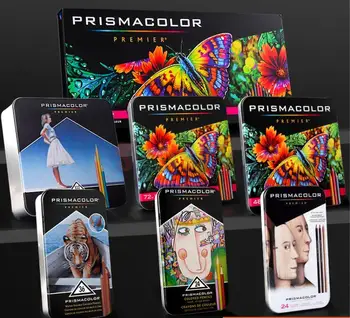 США 24/36/72/120/132/150 цветной карандаш Prismacolor Premier lapices de cor color pencil big core prismacolor artist color pencil Tin