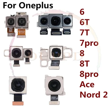 Оригинал для OnePlus 6 6T 7T 8T 7 8 Pro Ace Nord 2 5G Задняя Сторона Большой Основной Модуль камеры заднего Вида Гибкий Кабель